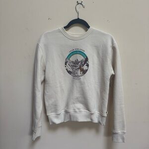 NWT Cotopaxi White Graphic Sweatshirt size XS